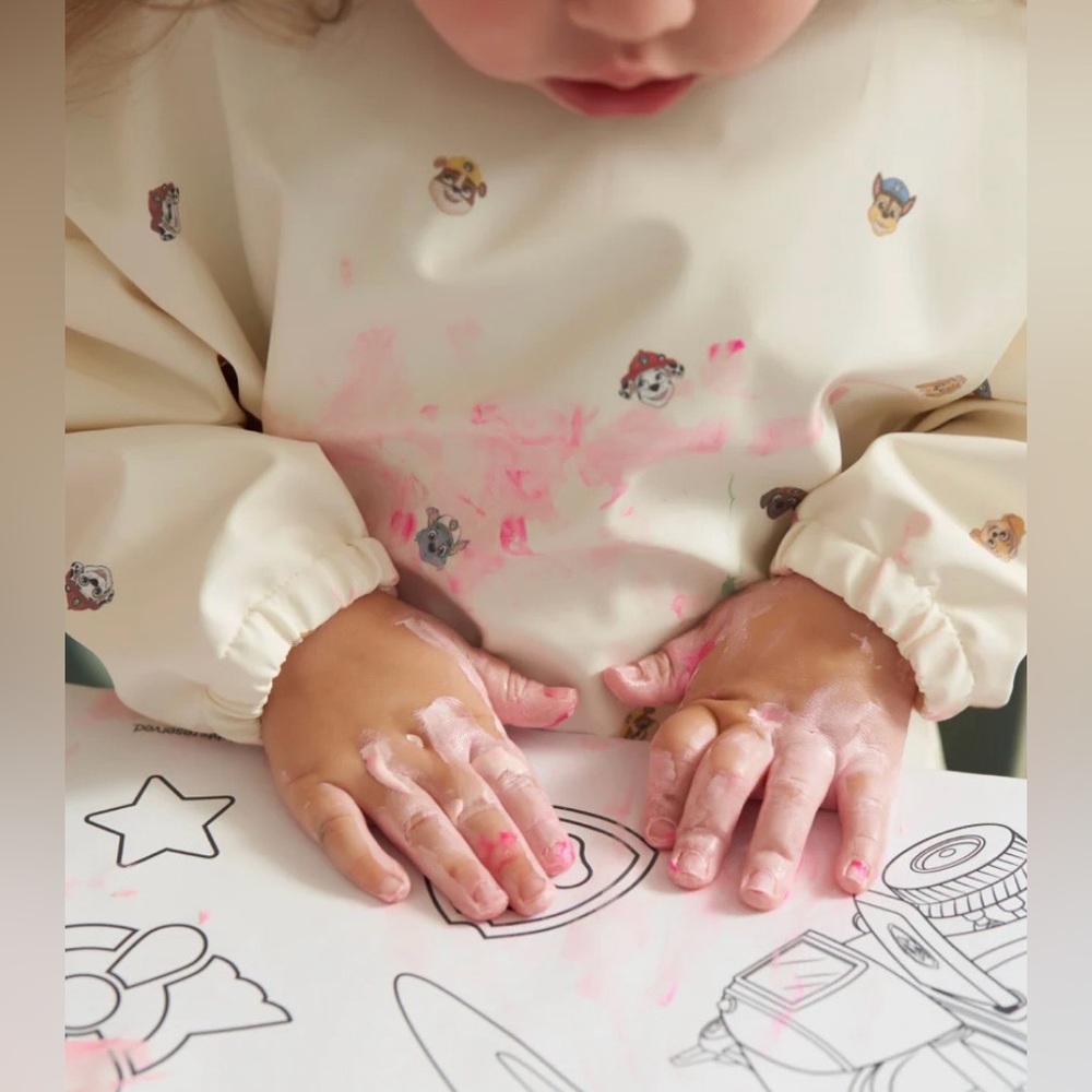 NWT Lalo Paw Patrol Smock Bib Art Smock